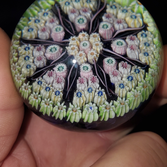 Perthshire Exquisite .millifiori  Glass Art Paperweight - Picture 5 of 11